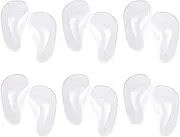 Clear Gel Arch Support Cushions,Clear Gel Flat Feet Arch Support, 6 Pairs Clear Gel Arch Support Inserts,Clear Gel Arch Support Cushions Arch Insoles Foot Arch Support,Clear Gel Arch Cushion Pad