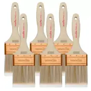 3 In. Nylon/Polyester Flat Brush (6-Pack)