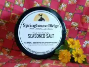 Springhouse Ridge Seasoned Salt. All Natural. Small Batch. No MSG or additives