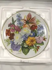 1988 Hutschenreuther Ursula Band Teller "Autumn" Herbstfarben Fall Plate L. Ed