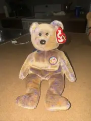 Rare Retired Clubby III TY Beanie Baby ( 2000 ) PE PELLETS ( RARE )