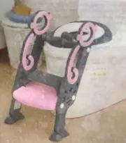 Toddler Potty Training Ladder Seat - New in Box - Pink & Gray