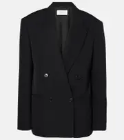 [The Row] The Row Sandon double-breasted wool blazer AU 14 black