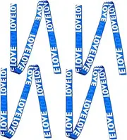 Kisangel Child Bike Helmet Streamers 4 Pieces Decorative Hanging Ribbons for Scooter Helmets