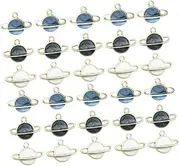 [SEWOART] Alloy Pendant Necklace Charms 60pcs Enamel Charms for Diy Jewelry Making