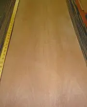 Sapele Pommele Mahogany wood veneer 17" x 47" on paper backer 1/40" A grade