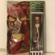 Holiday Time Outdoor Windsock Flag Beneath the Moosetoe 50" L Christmas Moose