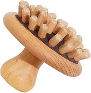 WEKAMOS Wooden Scalp Comb Portable Brush for Deep Scalp Massage Lightweight Wooden Hairbrush for Men and Relaxation and Travel