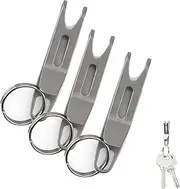 [TONYFY] Mini 1PC/3PCS Titanium Alloy Clasp with Key Ring