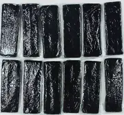 LOT 24 BLACK TERRY HEADBAND STRETCHY STRONG ELASTIC HEAD BAND HAIR HOLDER
