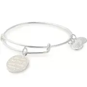 New ALEX AND ANI Harry Potter The Ones That Love Us Silver Charm Bangle Bracelet