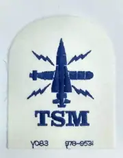 Royal Navy Submarine Tactical TSM Basic Rate Blue & White Qualification Patch