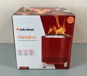 Solo Stove Mesa XL Tabletop Fire Pit with Stand Low Smoke Mulberry Red New