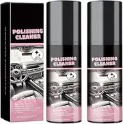 2 Pcs Polishing Cleaner Car Interior,100ML Polishing Cleaner Cars Interior, Polishing Cleaner Interior Detailer, Foam Cleaner for Car, Multi-Purpose Foam Cleaner, Vehicle Interior Cleaner All Purpose