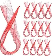 FIXOSHEE 100pcs Reusable Produce Mesh Bags Seafood Cooking Storage Net Bags for Onions Potatoes Clams Shrimp Vegetables Versatile Kitchen Outdoor Use