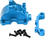 1/10 RC Car Gearbox Cover Replacement Differential Case with Arm Stabilizer for TT02 Models, Blue