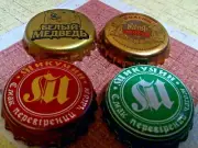 Set bottle caps BEER world selection used bottle cap