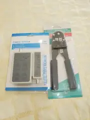 New Network Cable Tester S1007 RJ45 AND COAX AND CRIMPING TOOL
