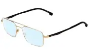 Carrera 8845-A0Z Aviator Multi-Focus Blue Light Glasses Gold Carbon Fiber 53 mm