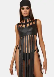 [Club Exx] Noir Celestial Ringmaster Lingerie Set