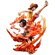 One Piece Neo-Maximum Portrait of Pirates Luffy and Ace Bond Between Brothers Limited Edition PVC Statue