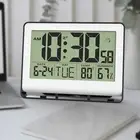 Digital Alarm Clock Clocks Hygrometer Calendar Large Display Snooze Functions