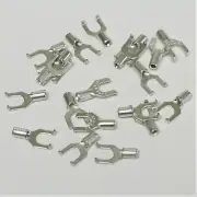 Supco T1141 Non-Insulated Flange Spade Terminal Connector for 22-18 Wire #8 Stud