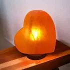 Himalayan Spirit Heart Salt Lamp - Includes 12v Cord and 12 Watt Globe