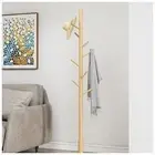 Wooden Coat Stand Rack Clothes Hanger Hat Tree Jacket Bag Umbrella Hook Storage