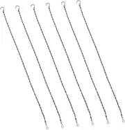 UPKOCH 6pcs Heavy Duty Hanging Basket Chains for Flower Pots and Birdcages Garden Hanger with Hooks for Easy Display of Plants and Decorations