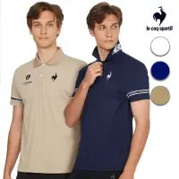 在飛比找momo購物網優惠-【LE COQ SPORTIF 公雞】休閒經典短袖POLO衫