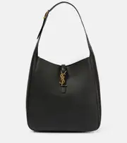 [Saint Laurent] Saint Laurent Le 5 à 7 Supple Large leather shoulder bag One Size black
