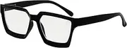 Eyekepper Multifocus Progressive Computer Readers Women - Noline Trifocal Reading Glasses Blue Light Filter Oversize Frame