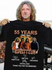 NEW Led Zeppelin 55 years 1968-2023 thank you for the memories shirt