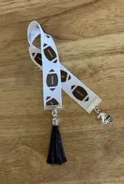 Football Bookmark, Book Lover, Young Reader, Flag Football, Gift Box Included