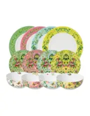 Designers Guild Ikebana Damask - 12pc Dinner Set