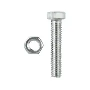 Pinnacle M6 x 40mm Stainless Steel Hex Head Bolts And Nuts - 6 Pack