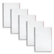 5pc Spirax 512 Hard Cover A4 Spiral Notebook Writing Stationery 200-Pages Pink