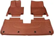 Floor Mats Compatible With Lixiang L7 2023 2024 2025 Foot Pad TPE Carpet Black Floor Liners Trunk Mats(Red)