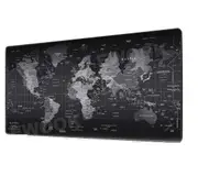 Gaming Mouse Pad World Map Desk Mat Anti-slip Large Rubber Speed Mousepad -40x90