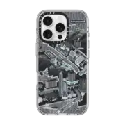 iPhone 16 Pro Clear Case MagSafe Compatible Map of New Territories, Goodnight Version