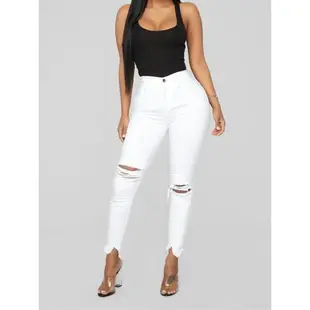 2022Fashion elastic trousers jeans women ladies pants女褲