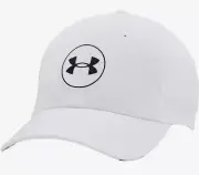 NEW Under Armour [L/XL] Men's UA Golf37 Cap/Hat-White 1362191