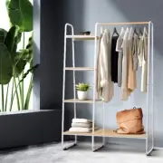 Clothes Rack Closet Storage Hanger Shelf Garment Rail Stand Wardrobe Organiser