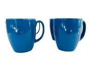 Corelle Ocean Dance Blue Coffee Cups/Mugs,Set Of 4 , New