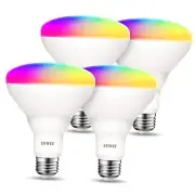 Smart Light Bulbs Alexa, BR30 60W Equivalent, E26 Smart LED, Work with Google