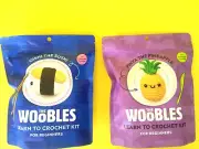 X2 (NEW/SEALED) WOOBLES Crochet Kit for Beginners SUSHI & PINEAPPLE