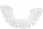 [VERDANVERSE] Lace False Collar Capelet Shawl Delicate Capelet Collar Shoulder Cover Hooded Cloak