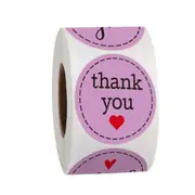 500PCS Color Cactus Flower Thank You Stickers Labels Decoration Sealing Paper Scrapbook Stationery Supplies Sticky Sticker