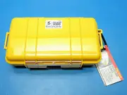 Pelican 1060 Waterproof Micro Case Solid Yellow Hard Cover Rubber & Foam Insert